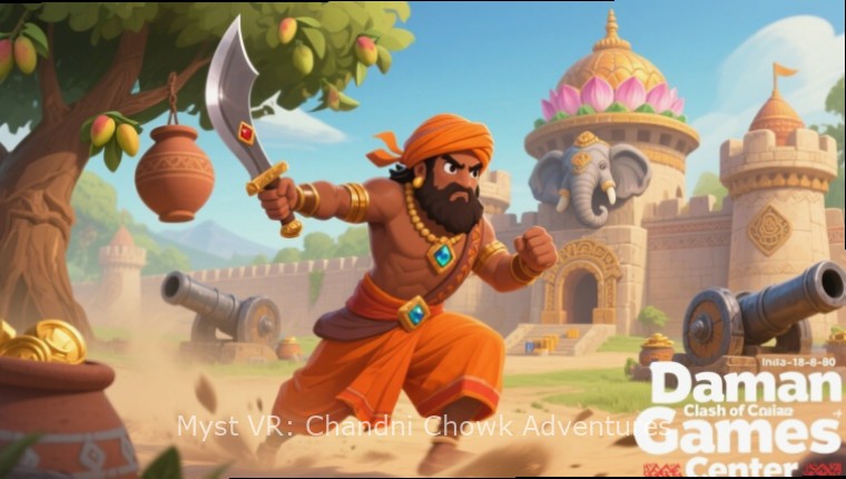 Myst VR: Chandni Chowk Adventures - Community Event Myst VR: Chandni Chowk Adventures - Community event with players gathered for a virtual aarti ceremony at the temple